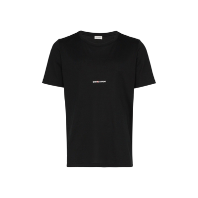Saint Laurent T-shirt In Black