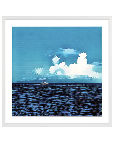 Safavieh Day At Sea 28x28 Wall Art In Blue