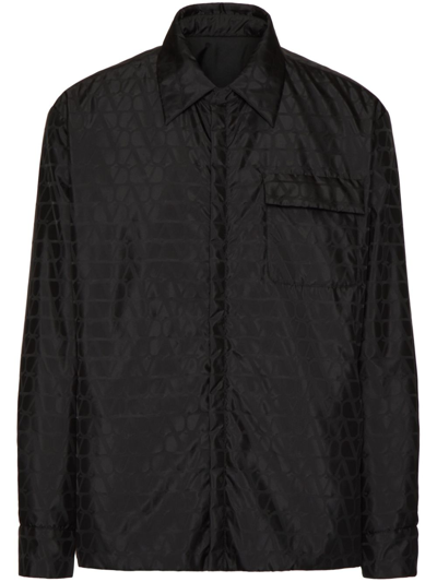 VALENTINO TOILE ICONOGRAPHE REVERSIBLE JACKET - MEN'S - POLYESTER/POLYAMIDE