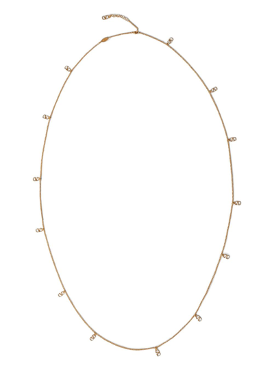 Valentino Garavani Gold-tone Vlogo Signature Chain Necklace