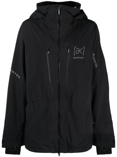 Burton Ak Black Ak Swash Gore-tex 2l Hooded Ski Jacket In Schwarz