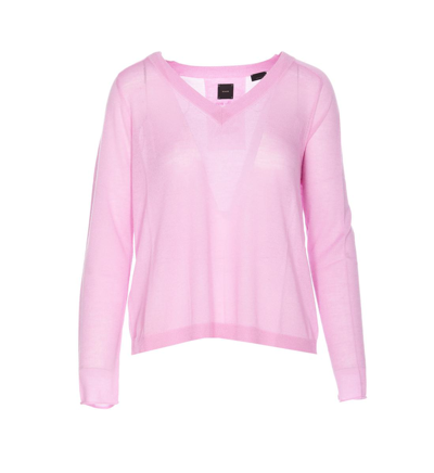 Pinko Ononis Long Sleeves Top In Pink