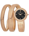 Christian Van Sant Women's Naga Black Dial Watch