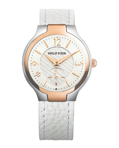 Philip Stein Unisex Seawave Watch In White
