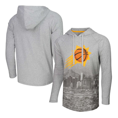 Stadium Essentials Heather Gray Phoenix Suns Atrium Raglan Long Sleeve Hoodie T-shirt