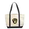 LOGO BRANDS MILWAUKEE BREWERS CANVAS TOTE BAG