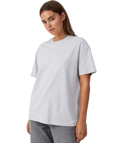 Cotton On Women's The Boxy Oversized T-shirt In Gray Marle