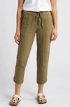 CASLON TULIP HEM LINEN PANTS