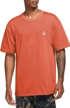 Nike Acg Performance T-shirt In Orange