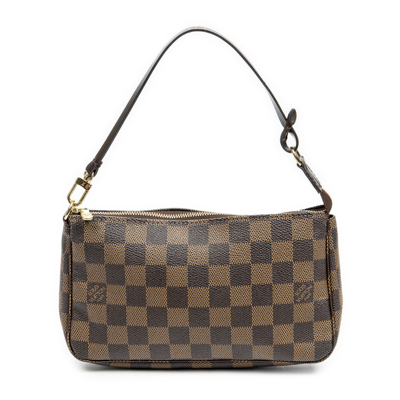 Pre-owned Louis Vuitton Accessory Pouch In Brown