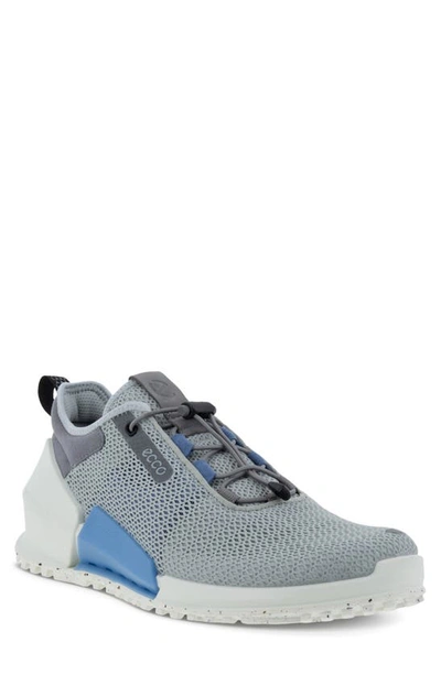 Ecco Biom 2.0 Breathru Sneaker In Concrete/ Retro Blue