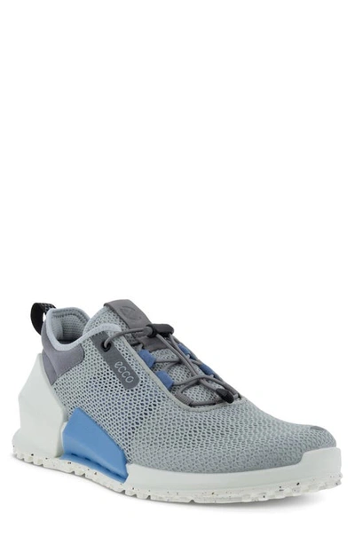 Ecco Biom 2.0 Breathru Trainer In Concrete/ Retro Blue