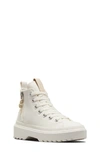 Converse Kids' Chuck Taylor® All Star® Lugged High Top Sneaker In Egret/ Nutty Granola/ Egret