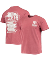 IMAGE ONE MEN'S MAROON TEXAS A&M AGGIES COMFORT COLORS CAMPUS TEAM ICON T-SHIRT
