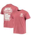 Image One Men's Maroon Texas A&m Aggies Comfort Colors Campus Team Icon T-shirt In Maroon