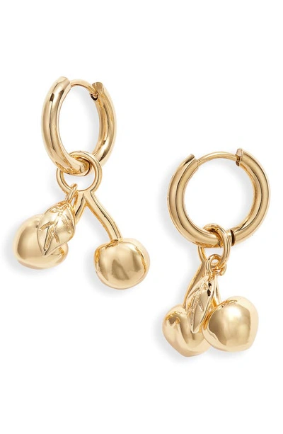 Jenny Bird Cherry Drop Earrings In Gold