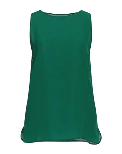 Archivio B Woman Top Green Size M Silk