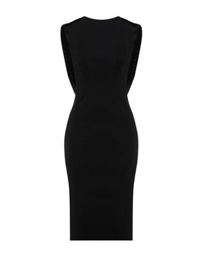 Givenchy Woman Midi Dress Black Size M Viscose, Polyamide, Elastane