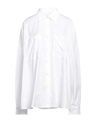 Dries Van Noten Woman Shirt White Size M Cotton
