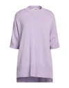 Jil Sander Woman Sweater Light Purple Size S Cashmere