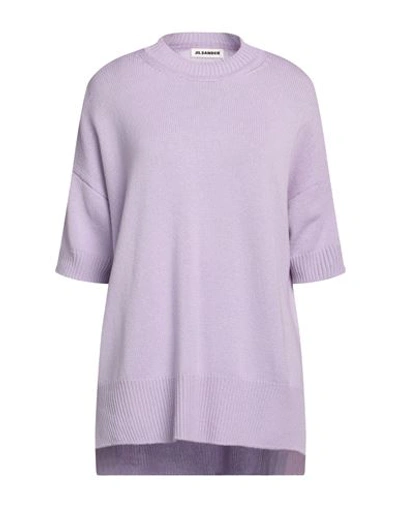 Jil Sander Woman Sweater Light Purple Size S Cashmere