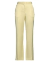 Jil Sander Woman Pants Light Yellow Size 0 Viscose