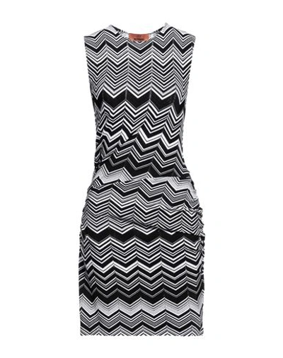 Missoni Woman Mini Dress Black Size 8 Viscose, Polyester