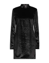 Bcbgmaxazria Puff Sleeve Mini Dress In Black