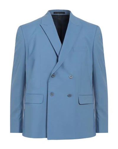 Low Brand Man Blazer Light Blue Size 4 Wool