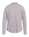 Portofiori Man Shirt Burgundy Size 16 Cotton In Red