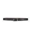 Michael Kors Mens Man Belt Black Size 42 Soft Leather