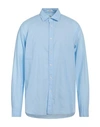 Hartford Man Shirt Sky Blue Size Xxl Cotton