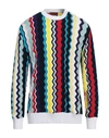 Missoni Man Sweater Red Size 44 Cotton, Viscose, Polyamide