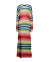 Dsquared2 Woman Maxi Dress Sky Blue Size S Mohair Wool, Polyamide, Acrylic, Wool In Blue