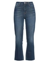 L AGENCE L'AGENCE WOMAN JEANS BLUE SIZE 30 COTTON, POLYESTER, ELASTANE