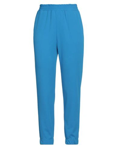 5 Progress Woman Pants Bright Blue Size S Polyester, Elastane