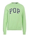 Pop Trading Company Pop Trading Company Man Sweater Light Green Size M Cotton In Green