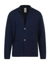 H953 Man Blazer Midnight Blue Size 44 Cotton