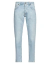 BE ABLE BE ABLE MAN JEANS BLUE SIZE 35 COTTON, ELASTANE