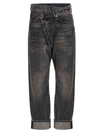 R13 Crossover Whiskered Jeans