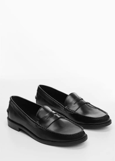 Mango Chaussures In Black
