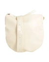 Jil Sander Woman Cross-body Bag Cream Size - Calfskin In White