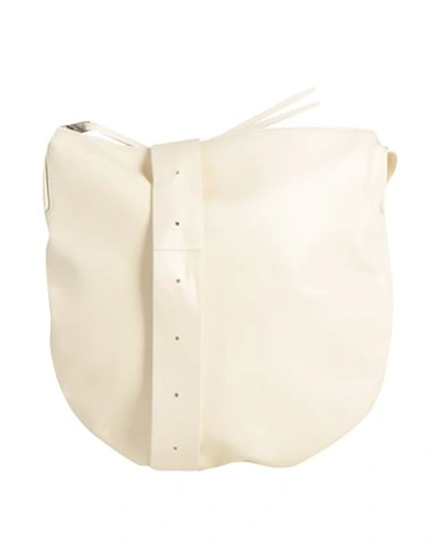 Jil Sander Woman Cross-body Bag Cream Size - Calfskin In White
