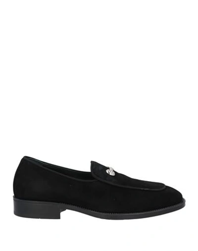 Giuseppe Zanotti Man Loafers Black Size 13 Soft Leather