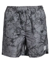 A-cold-wall* Gray Marble Swim Shorts In Grey