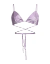 Giuseppe Di Morabito Woman Top Lilac Size 8 Viscose In Purple