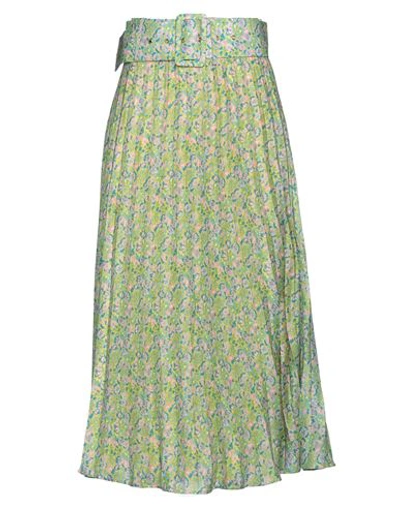 Bytimo Woman Maxi Skirt Light Green Size L Polyester