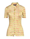 Dsquared2 Woman Shirt Acid Green Size L Viscose In Green