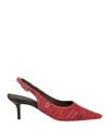 COLLECTION PRIVÈE COLLECTION PRIVĒE? WOMAN PUMPS RED SIZE 7.5 SOFT LEATHER