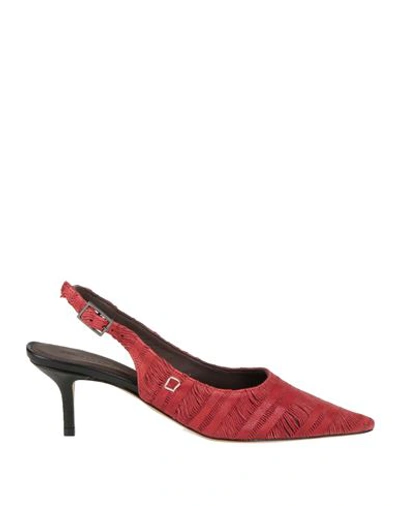 Collection Privèe Collection Privēe? Woman Pumps Red Size 8.5 Soft Leather
